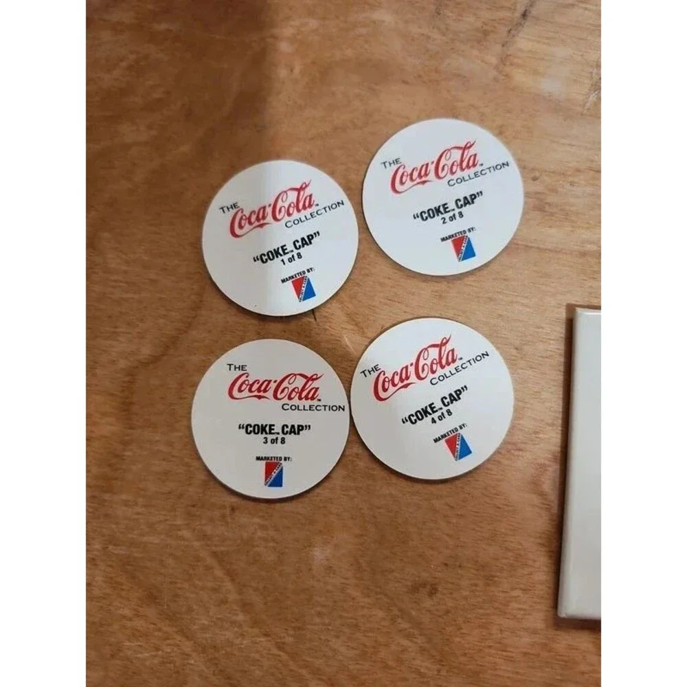 vintage  coca cola coasters and mirrors